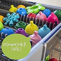 Vista 16 de Lalaboom 36 piezas de cuentas para bebé – Montessori educativo forma y color STEM juguete de construcción de 10 meses a 3 años - BL300, multicolor