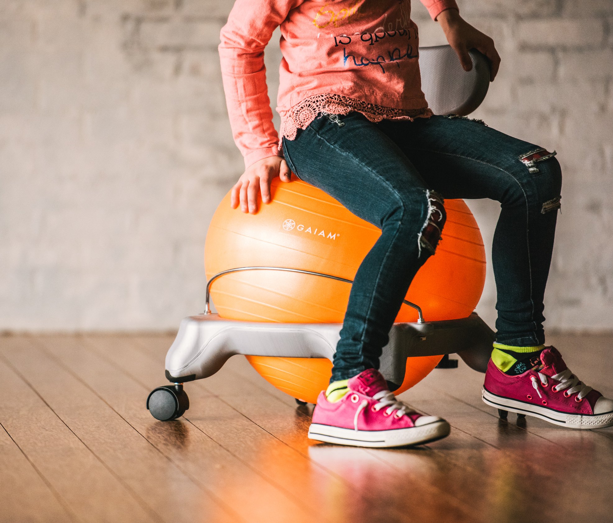 Buy Gaiam Kids Balance Ball Chair Classic Children's Stability Ball