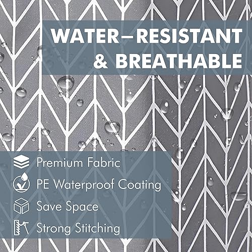 Miniatura 5 de TEELINK Cesta de lavandería con asas cesta grande plegable de 60 litros para ropa sucia tela independiente ligera impermeable para almacenamiento