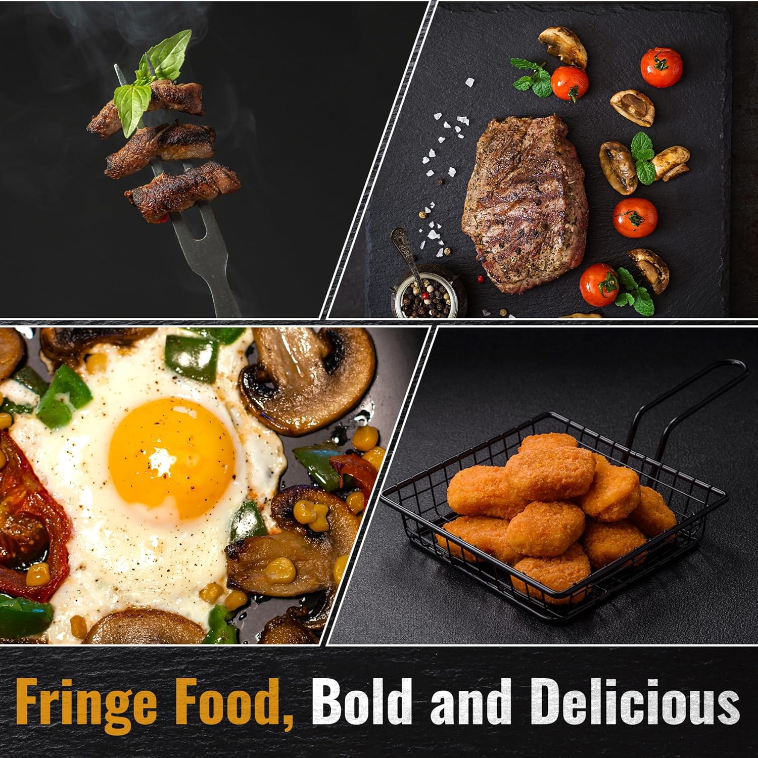 Nonstick Griddle Pan | Honeycomb Coating Griddle Pan | Ideal for Personal Use or Small Meals | Compatible with All Stove Types, Induction Ready, Stay-Cool Handle (26cm)