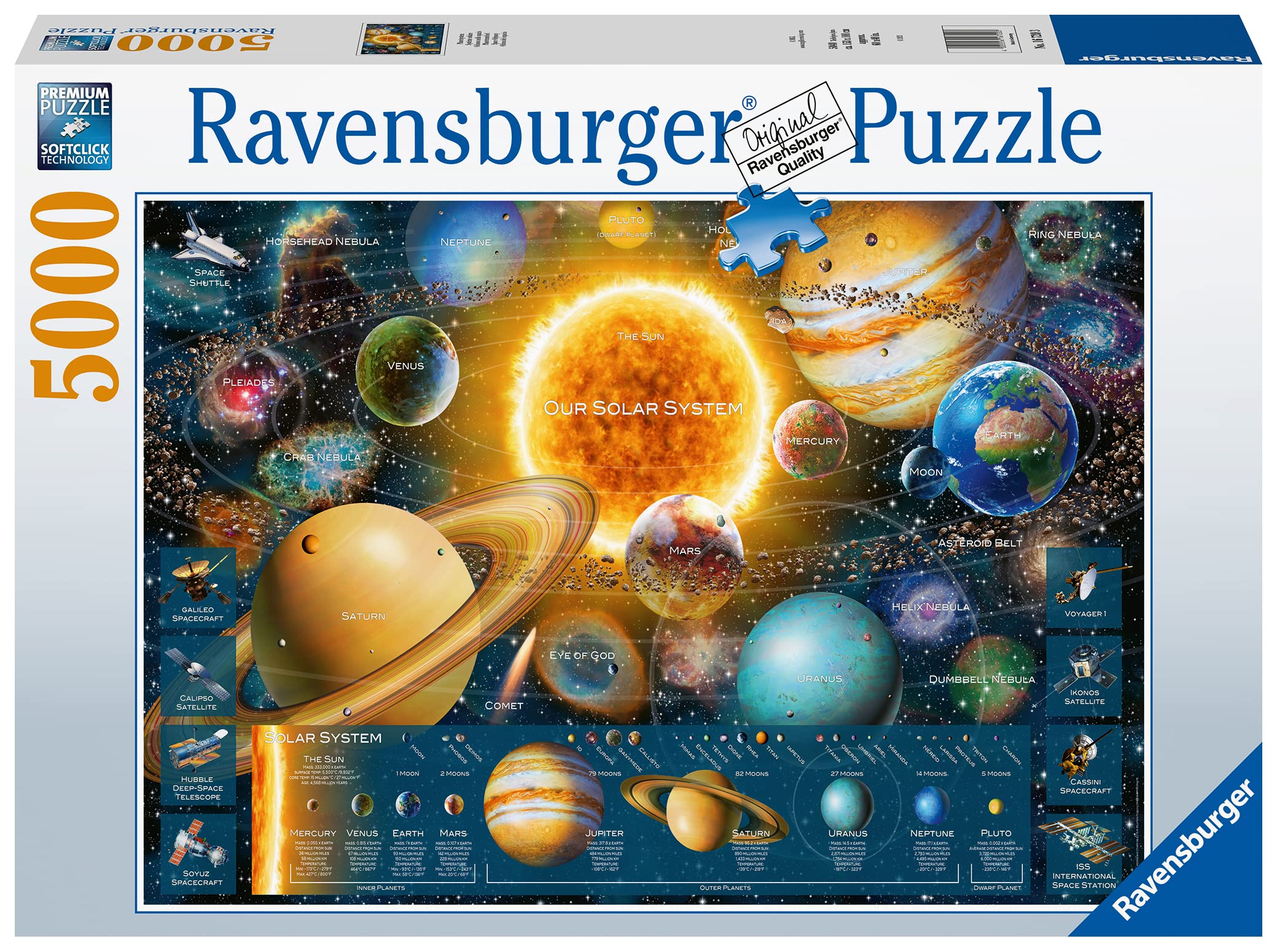 Ravensburger Space Odyssey Jigsaw Puzzle - 5000 Piece Adventure For Ad