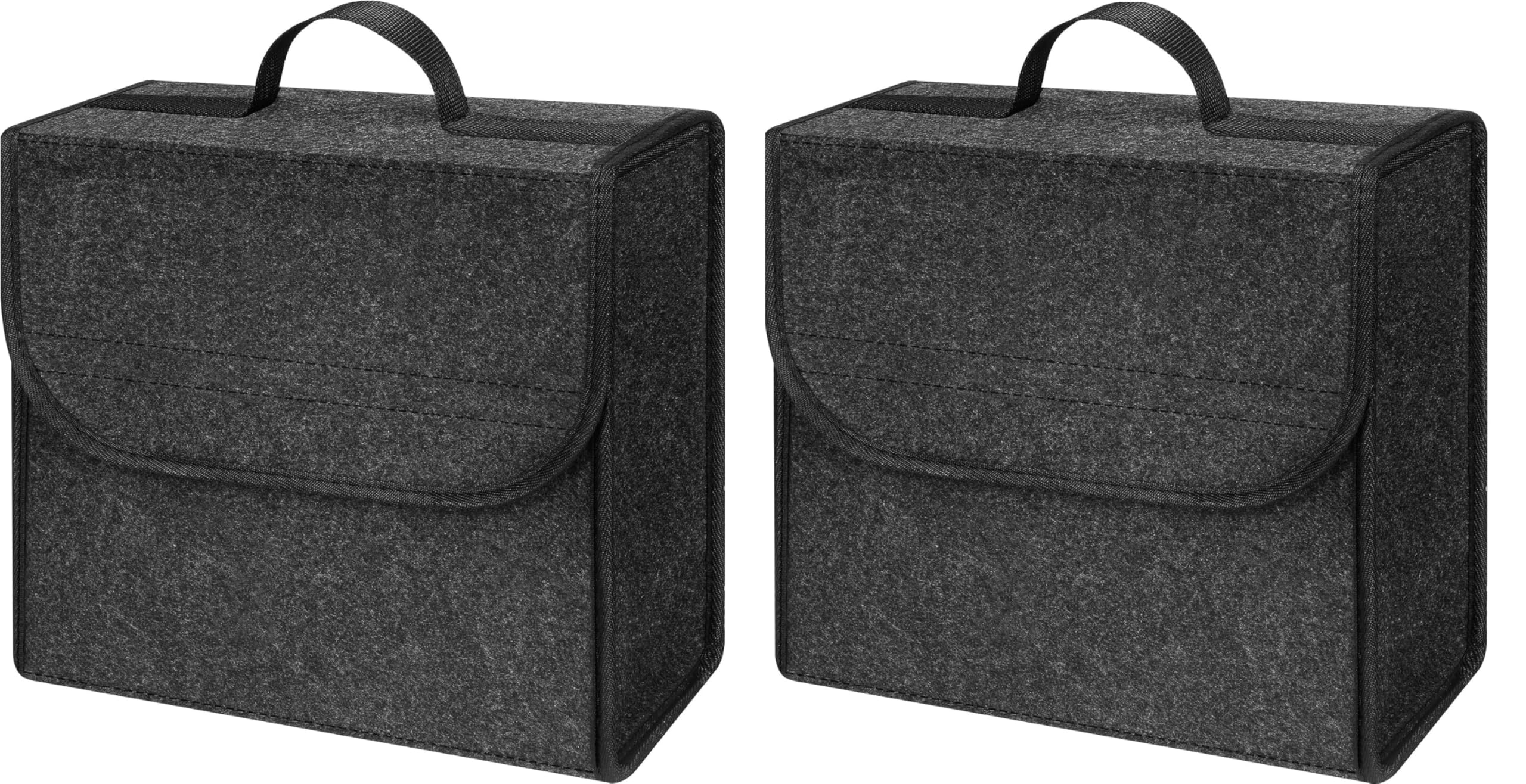 JVCV® 2 PACK - Car Trunk Boot Organizer, Car Storage and Organizer Anti Slip Car Accessories Organizer for Car, Suv, Sedan, Truck, Minivan Anti Slip Bottom (Small). (B0DJBKWHGY) Amazon Price History, Amazon Price Tracker