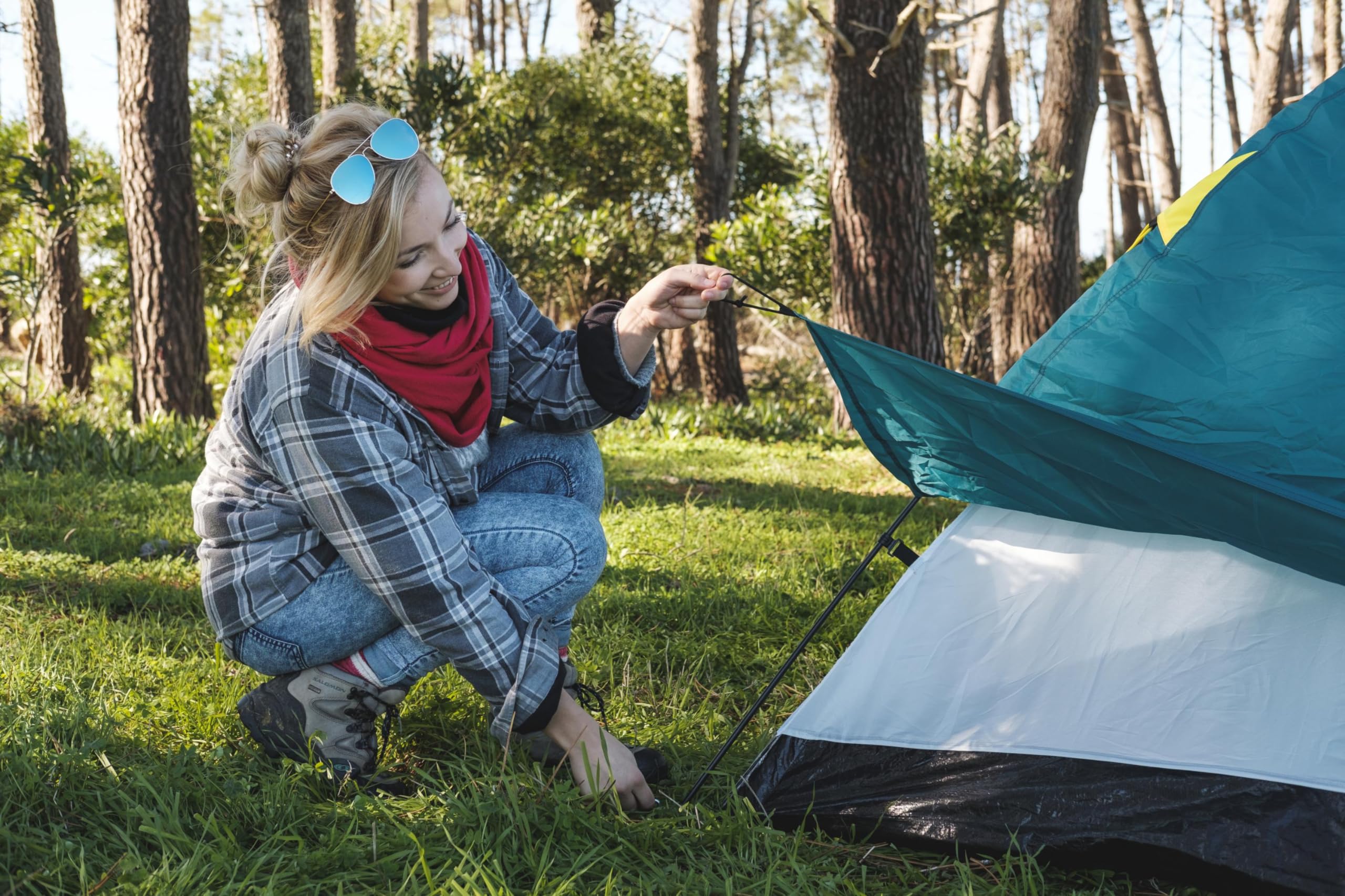 Bestway 68091 | Pavillo - Tenda da Campeggio 4 posti Active Ridge, 210X240X130 cm