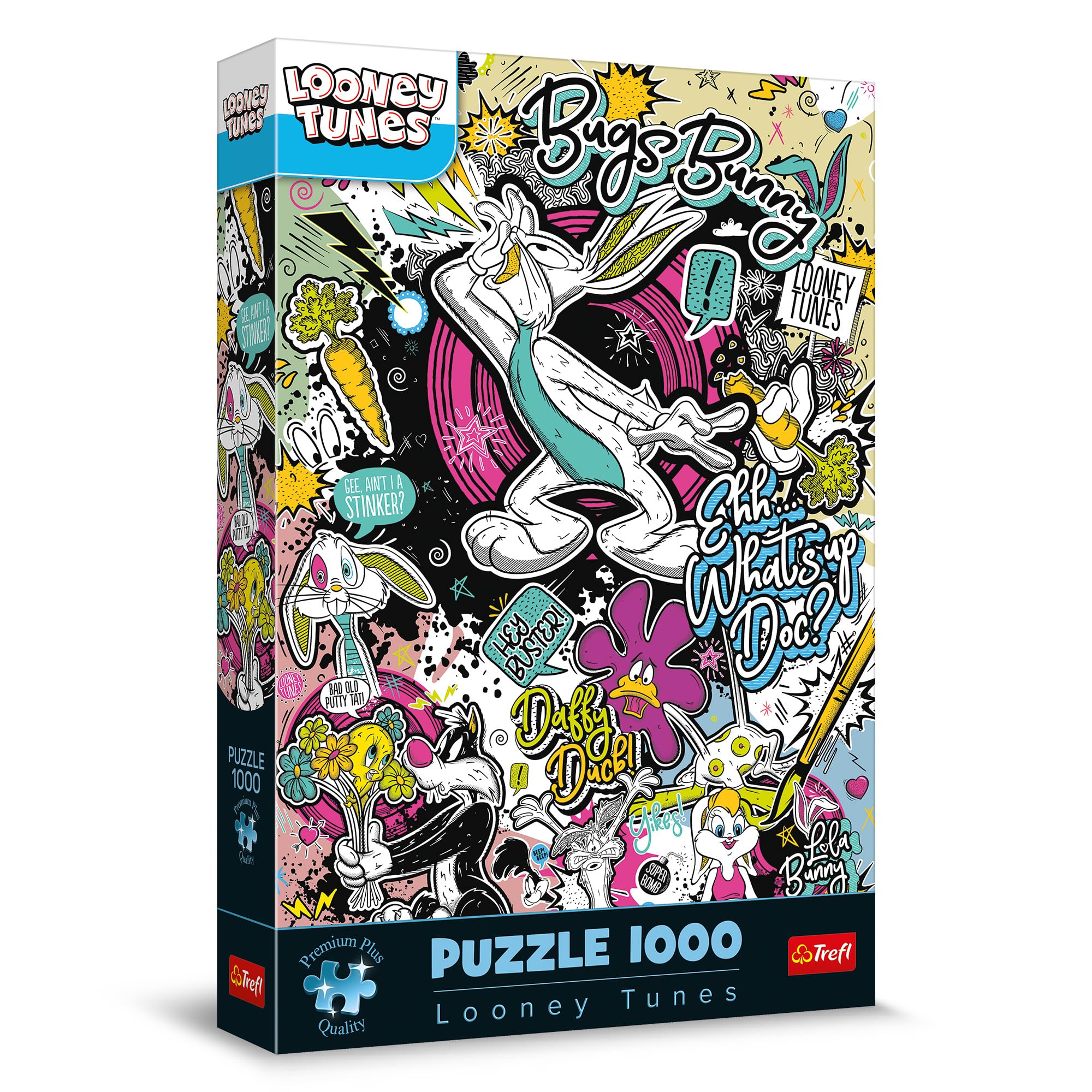 Trefl Mehrfarbig - Puzzle 1000 Teile, Looney Tunes, Premium Plus Warner | Für Kinder Und Erwachsene Ab 14 Jahren, Hochwertige, Kreative Unterhaltung, Präzise Passende Teile
