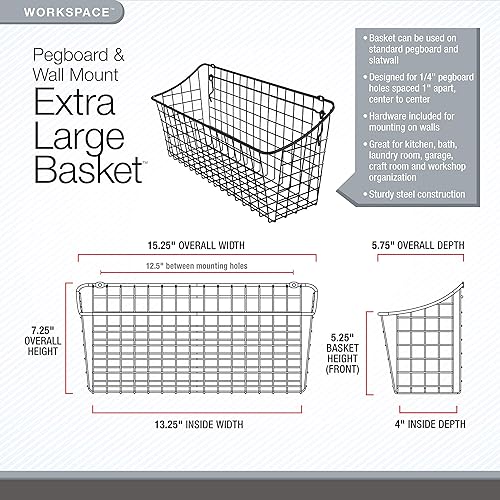 Miniatura 2 de Spectrum Diversified - Canasta para tablero perforado