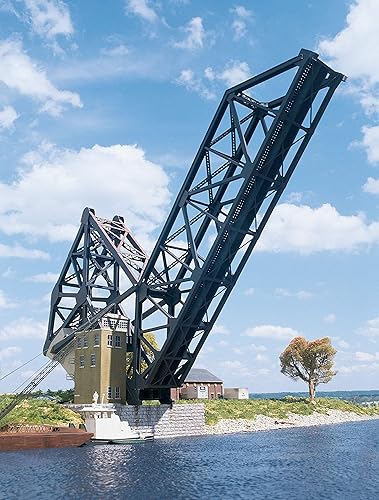 Vista 66 de Walthers Cornerstone Serie Kit Caballete de Escala HO con Puente de Viga de Cubierta de Acero