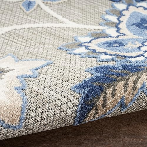 Miniatura 6 de Nourison Home Aloha - Alfombra moderna de 2 pies 8 pulgadas x 4 pies, fácil de limpiar, no se desprende, para dormitorio, sala de estar, comedor,