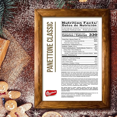 Miniatura 31 de Bauducco Classic Panettone - Pastel navideño húmedo y fresco, receta tradicional italiana con frutas confitadas y pasas, 24.0 oz (paquete de 1)
