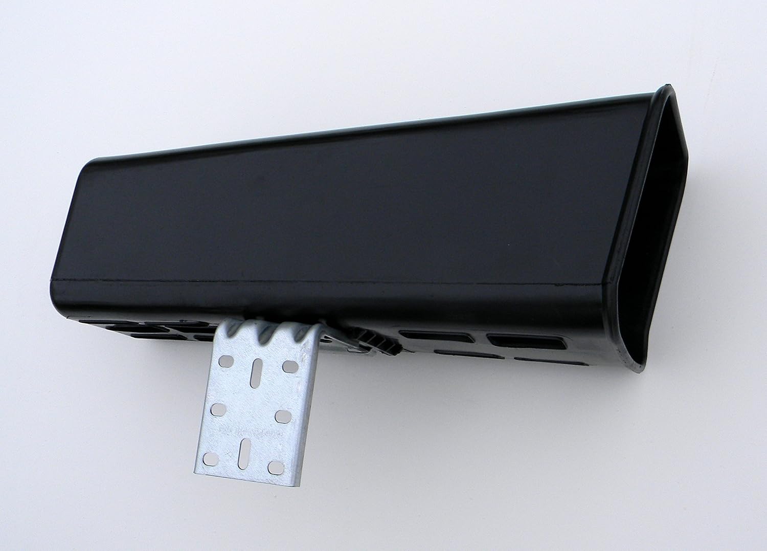 Standard Plastic Newspaper Tube Holder with Mounting Bracket, Black