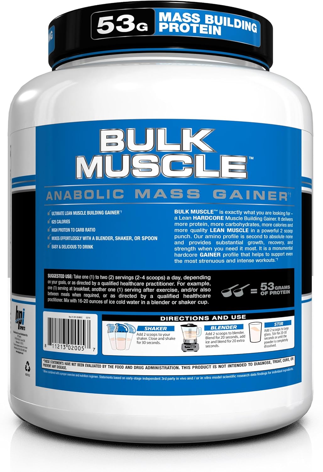 Amazon Com Bpi Bulk Muscle Protein Powder Chocolate Peanut Butter 5 82 Pound Health Household Amazon Com Bpi Bulk Muscle Protein Powder Chocolate Peanut Butter 5 82 Pound Health Household