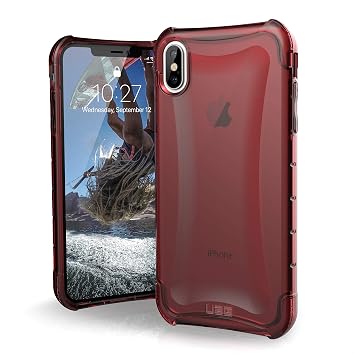 URBAN ARMOR GEAR UAG iPhone Xs Max [6.5-inch Screen] Plyo Feather-Light Rugged [Crimson] Military Drop Tested iPhone Case
