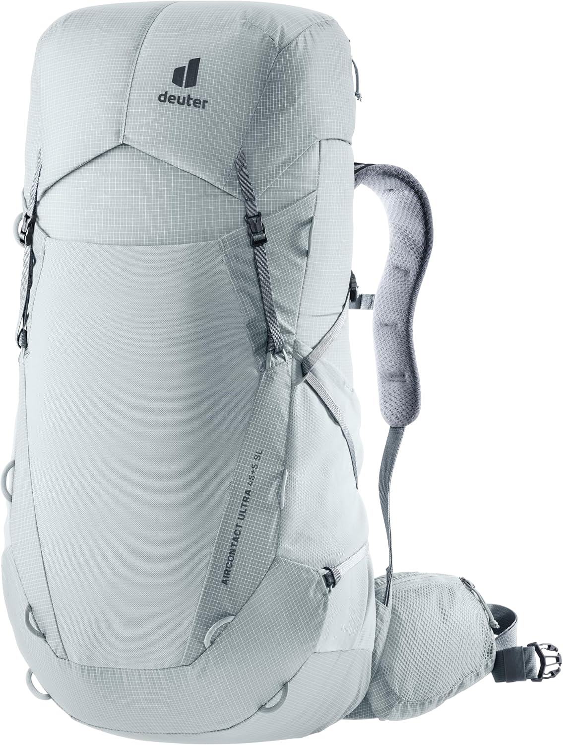 Deuter Women's Aircontact Ultra 45 + 5L SL Lightweight Trekking & Thru-Hiker Backpack for Backpacking & Long-Distance Hiking & Travel - Mineral-Ivy