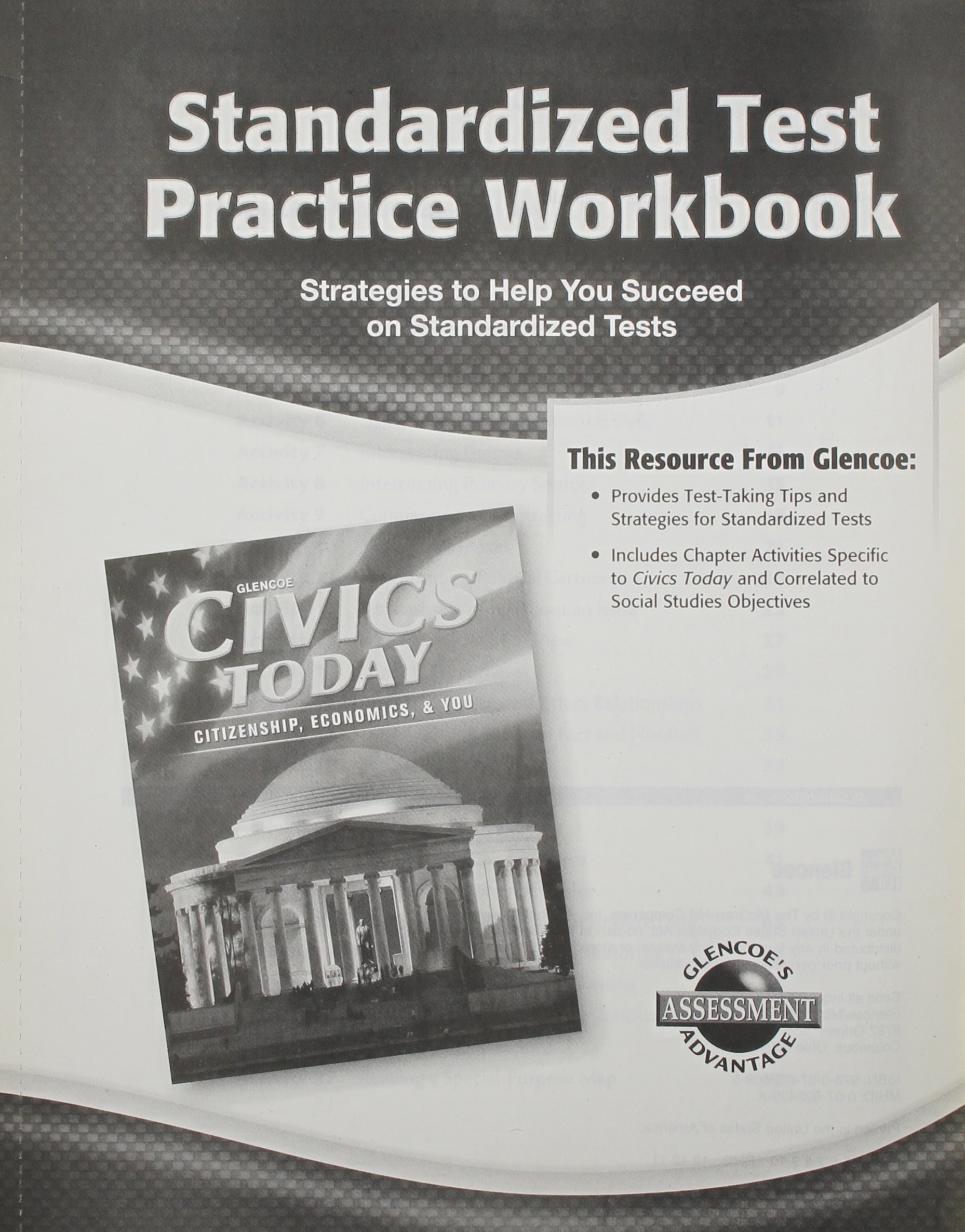 Civics Today: Citizenship, Economics, & You, Standardized Test with Rubrics Workbook (CIVICS TODAY: CITZSHP ECON YOU)