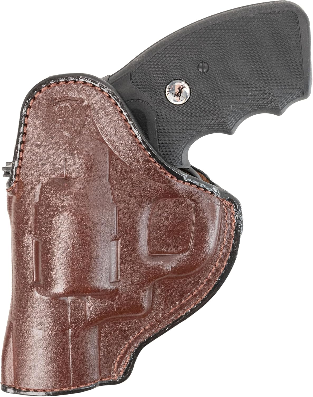 IWB Genuine Leather Gun Holster, Conceal Carry, Fits Most K & L 6 Shot Revolvers in a 2", 3" & 4" Barrel Length .38|357|9|44cal. Ruger SP101, Python, 357 Magnum.