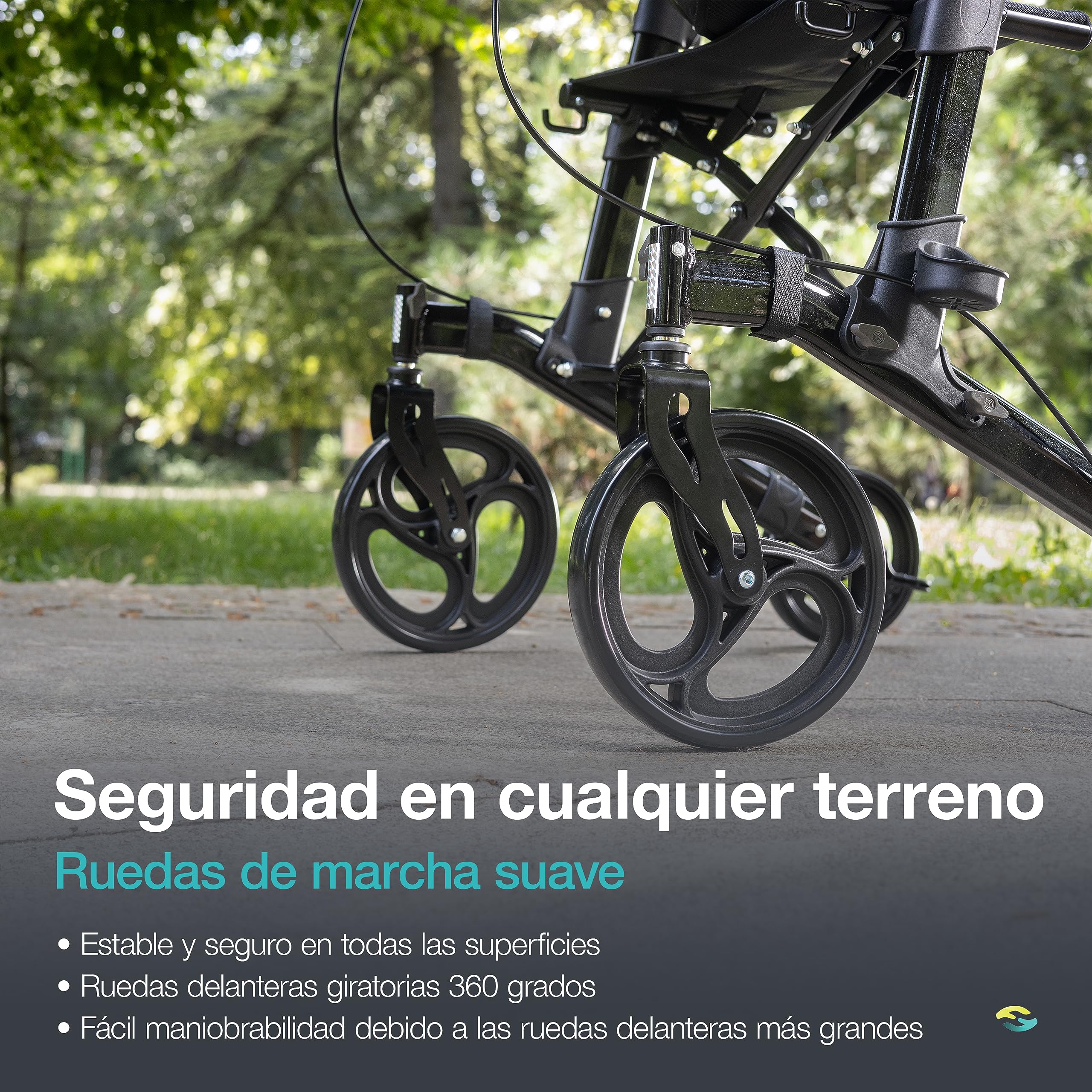 Helavo andador para ancianos para artritis con apoyabrazos acolchados - Andador ligero de aluminio con apoyabrazos y asiento blandos