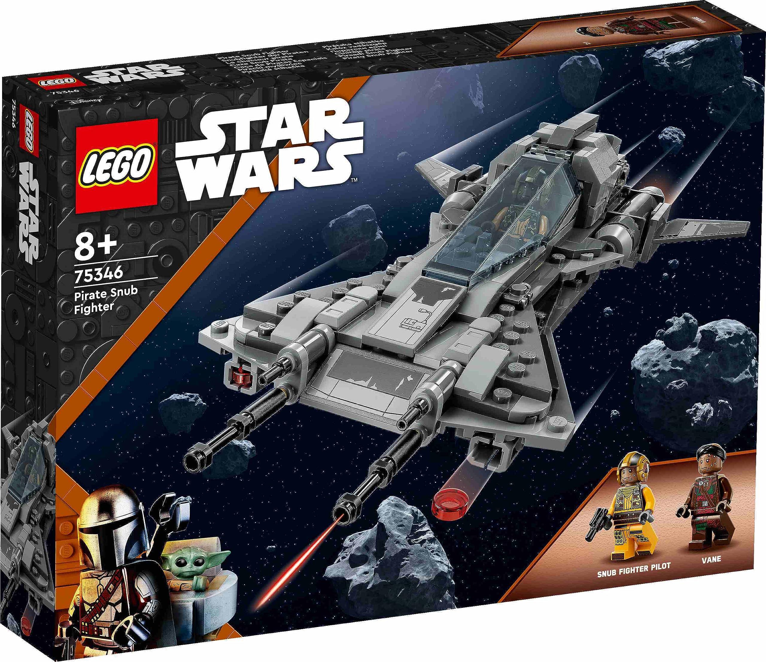 Lego 3er Set: 75363 N-1 Starfighter des Mandalorianers Microfighter, 75346 Snubfighter der Piraten & 30654 X-Wing Starfighter