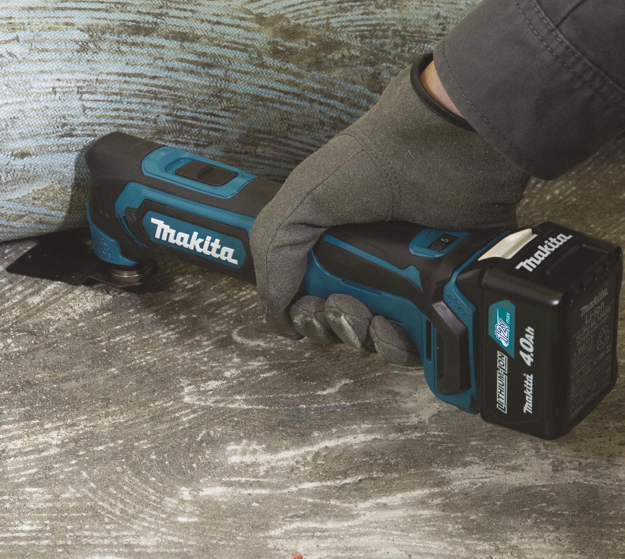 Makita Outil multifonction TM30DZ 12 V Max Li-Ion CXT - Batteries et chargeur non inclus, bleu/noir
