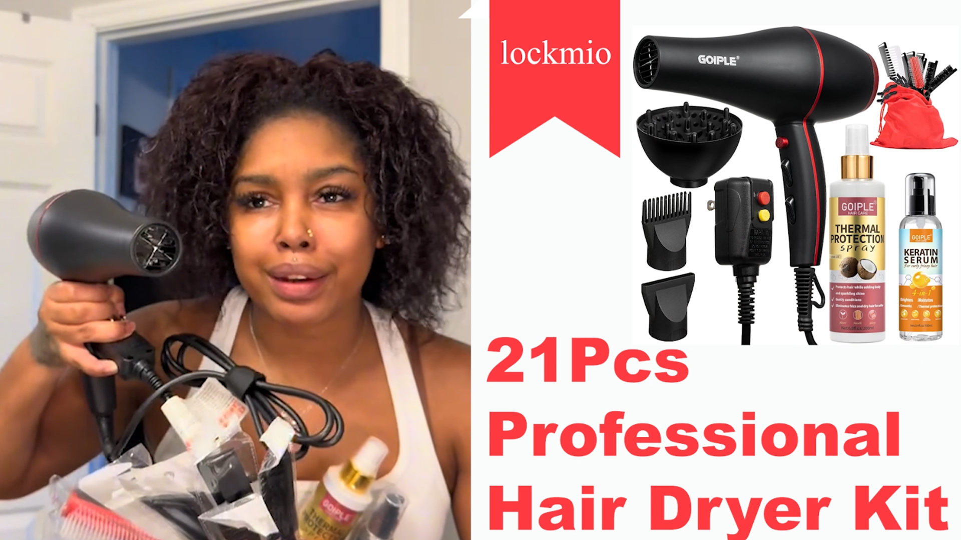 Amazon.com : 21Pcs Professional Hair Dryer Kit - Ionic