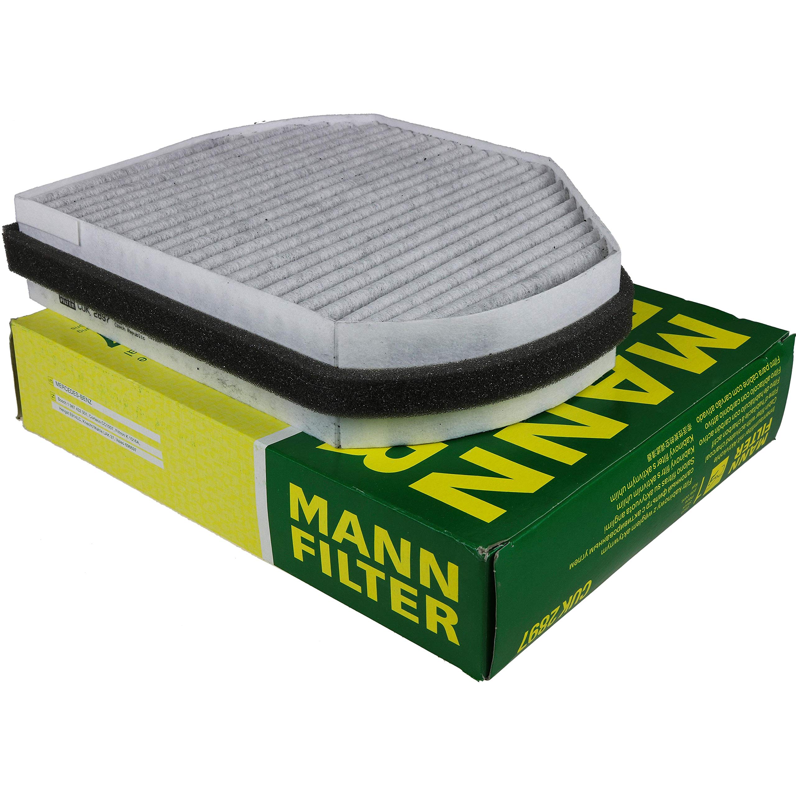 Set 85489098 PF 1050/1 n MN7501-5 C 30 195/2 WK 31/5 MN7501-1 CUK 2897 Paquete de inspección 7 L Classic 10W-40 + paquete de filtros MANN 10934723