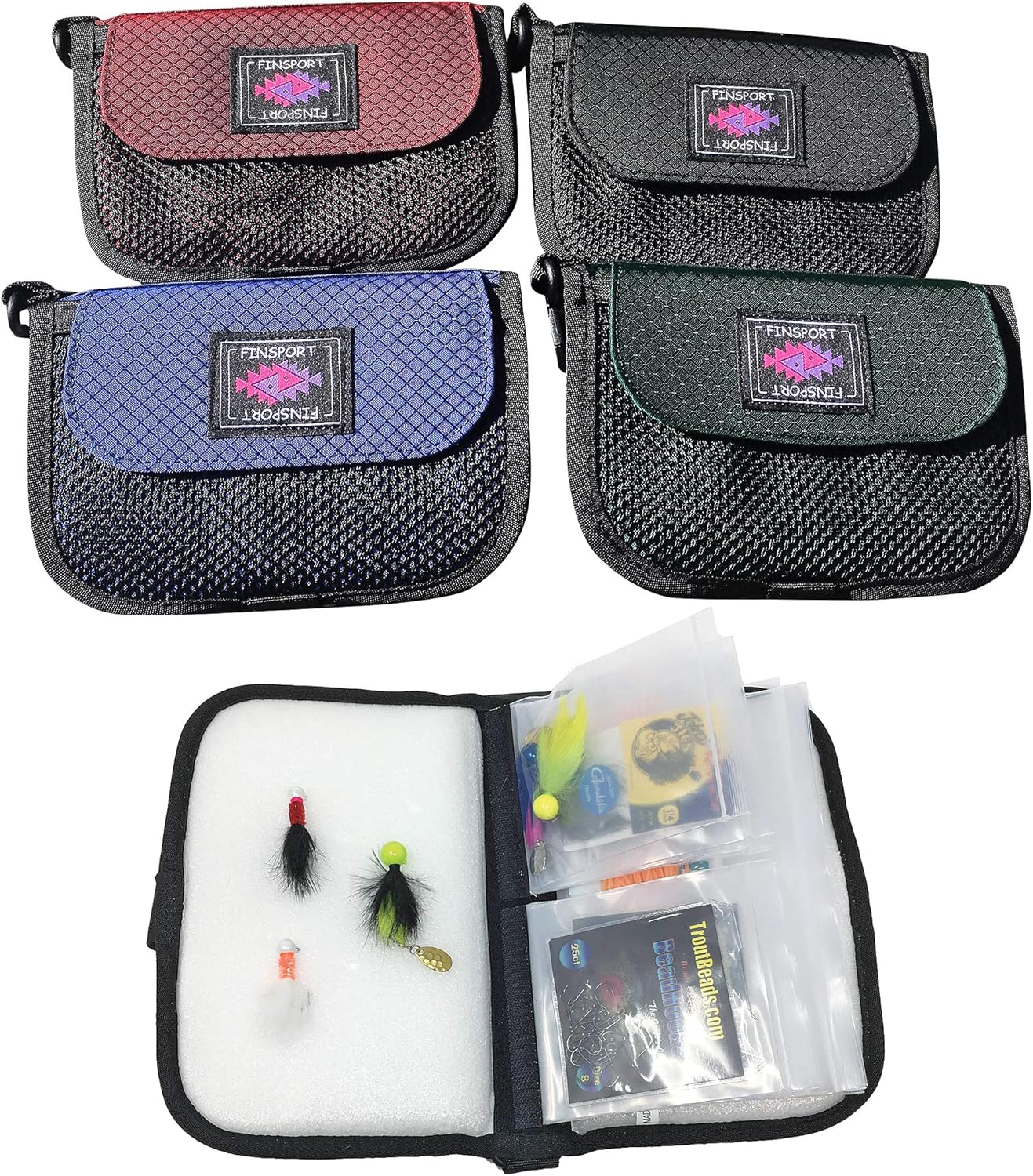 6x3 Accessory Wallet for fishing storage (Red)