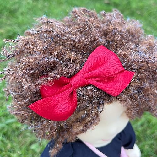 Miniatura 7 de Muñeca Waldorf hecha a mano, Ignacy de 12 pulgadas, muñeca de trapo suave con bonito peluche, ideal para bebés y niños pequeños