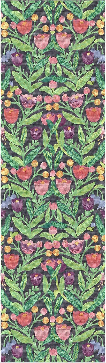 Ekelund Master Weavers - Colour Table Runner - @14" x 47" Natural Organic Cotton