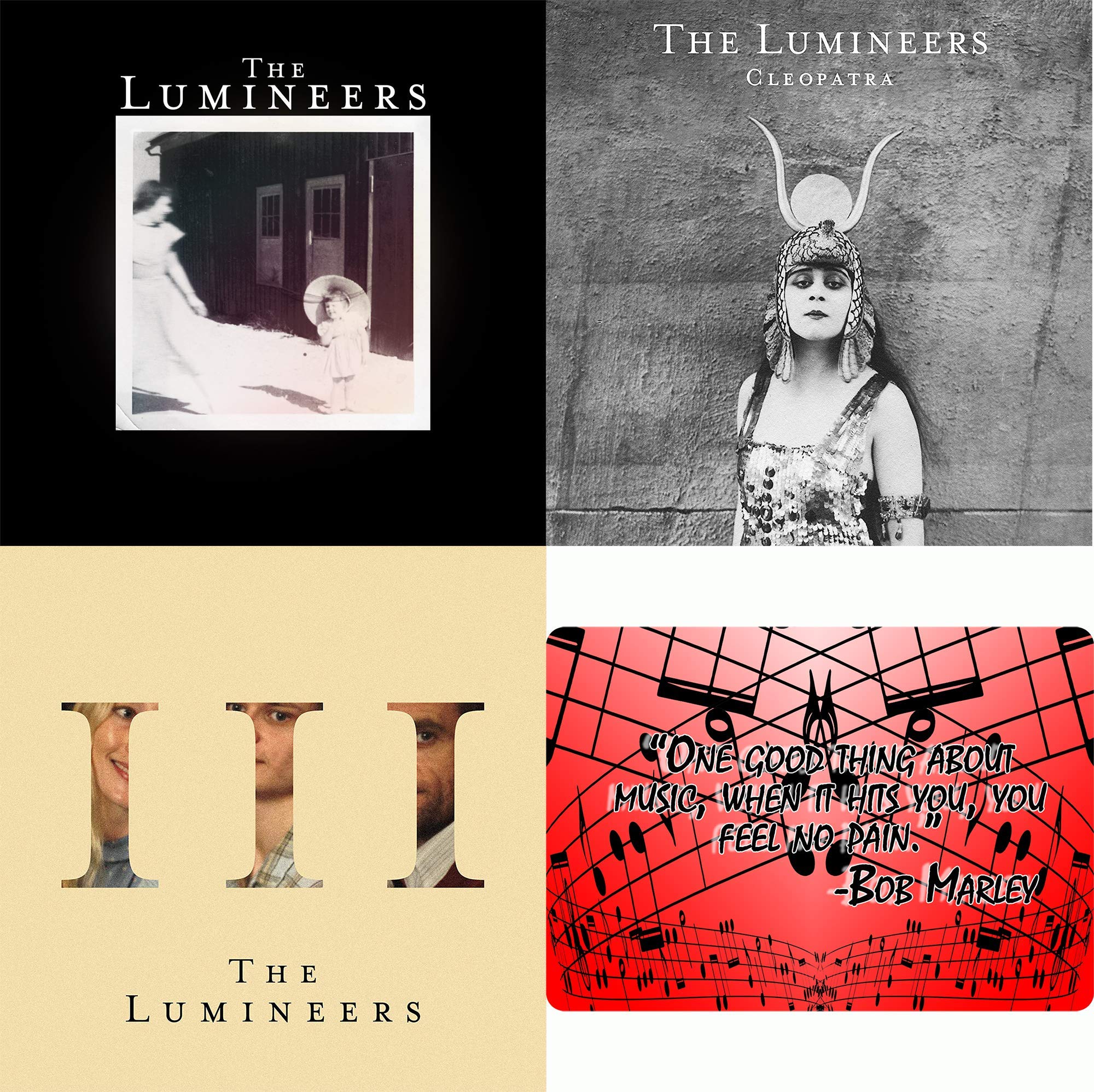 The Lumineers: Complete Studio Album (Self Titled / Cleopatra / III) Art Card