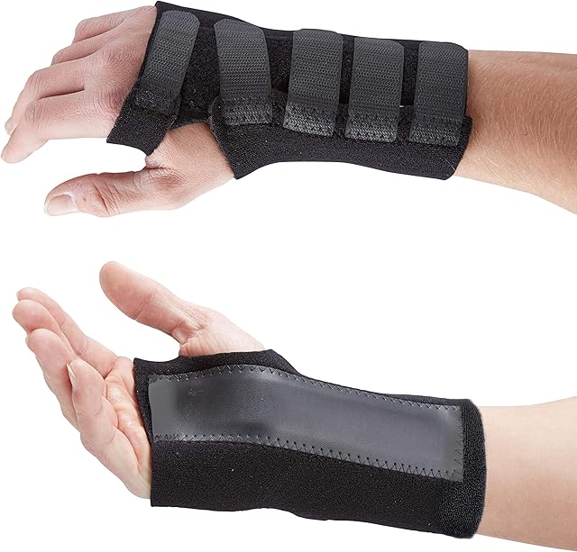 Actesso Advanced Wrist Support Brace - Carpal Tunnel Splint - Relieves Wrist Pain, Sprains, Tendonitis and RSI (Small Left)
