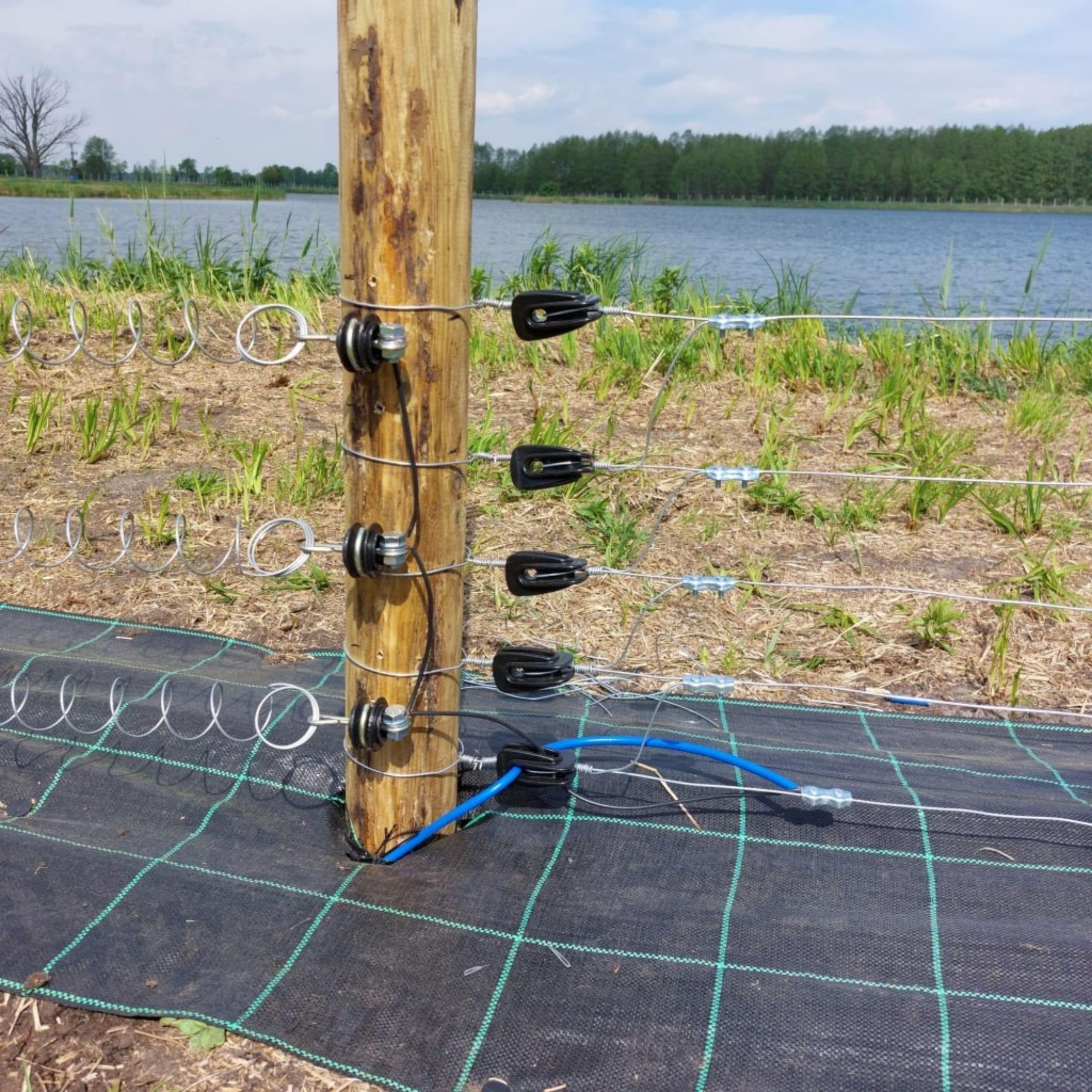 10x Eck- & Spannisolatoren für Elektrozaun – Weidezaun Isolatoren für Draht, Litze & Seil - Image 3