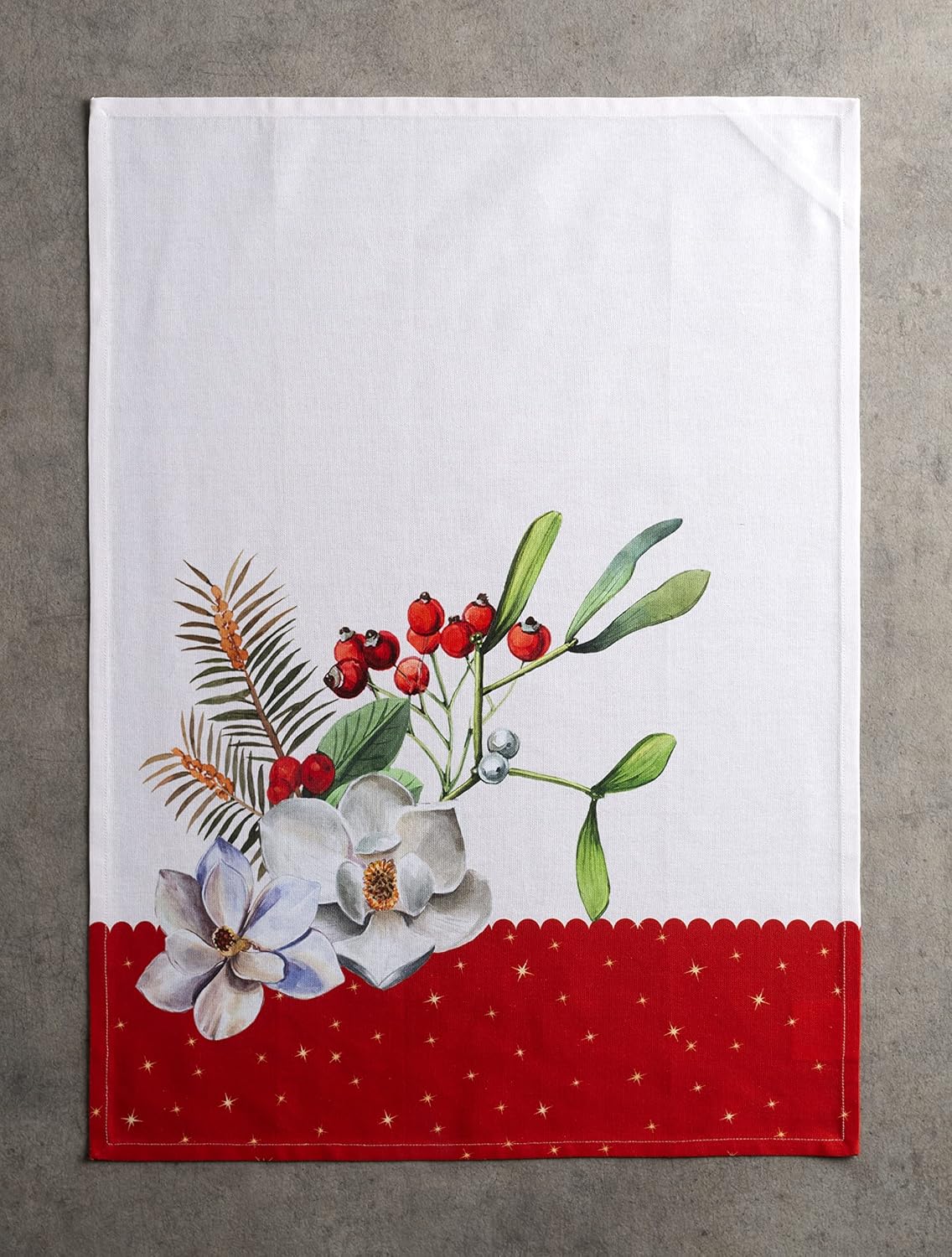 Maison d' Hermine Noel Bundle Set 100% Cotton Set of 3 Kitchen Towels (20 Inch by 27.5 Inch) and Oven Mitt (7.5 Inch by 13 Inch)/Pot Holder (8 Inch by 8 Inch) image 4