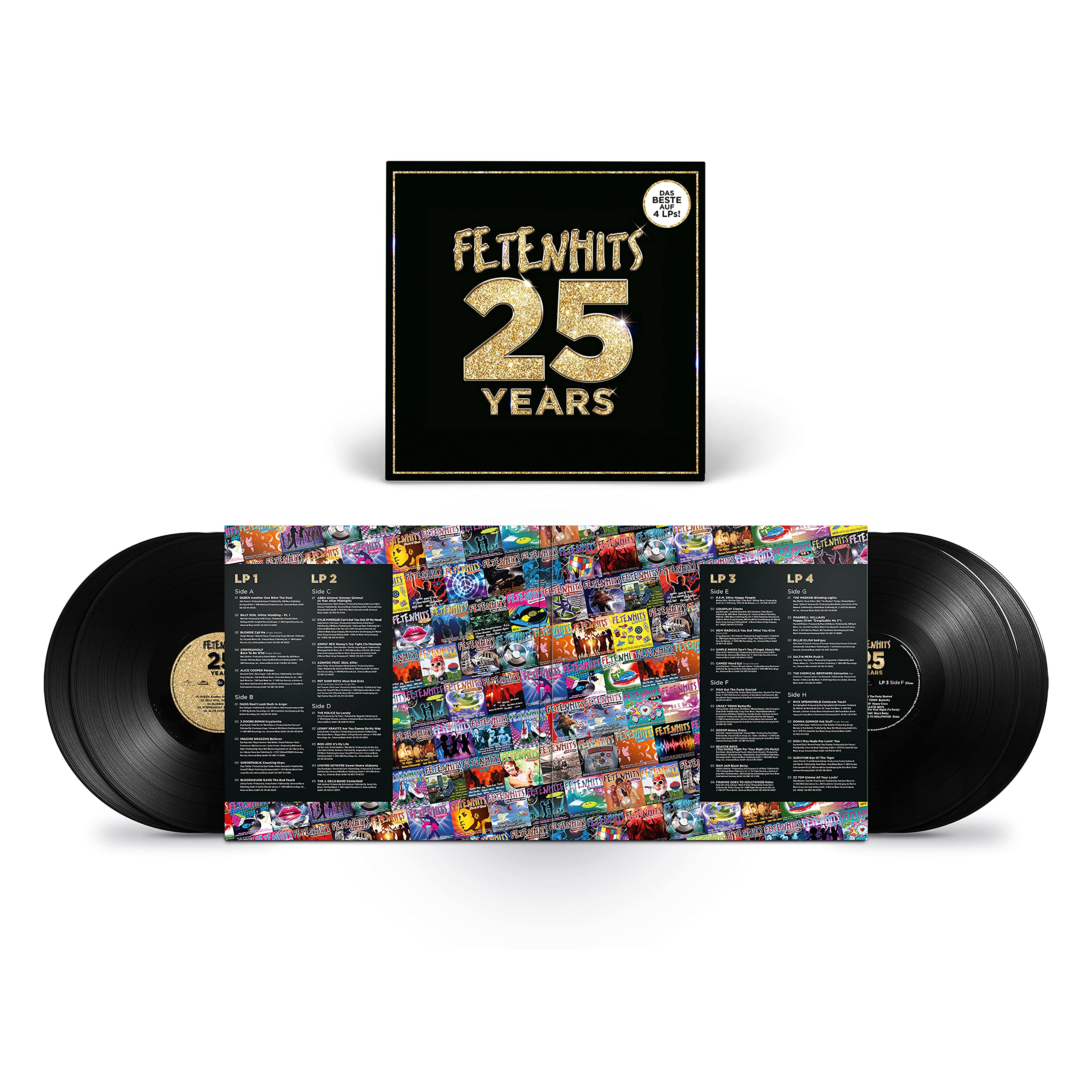 Fetenhits - 25 Years (4LP) [Vinyl LP]