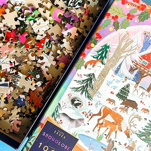 Miniatura 8 de Rompecabezas de Navidad  Bola de nieve  Rompecabezas de Navidad de 1000 piezas  Puzzles para adultos 1000 piezas  Sierras de calar tamaño 28 x 20