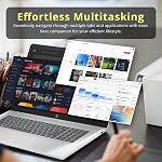 HP 17.3" HD+ Touchscreen Laptop, AMD Ryzen 5 7430U, 32GB RAM, 3TB Storage (2TB SSD+1TB Docking Station Set), AMD Radeon Graphics, Full-Size Keyboard, 720p Webcam, Wi-Fi 6, Windows 11 Pro, Silver