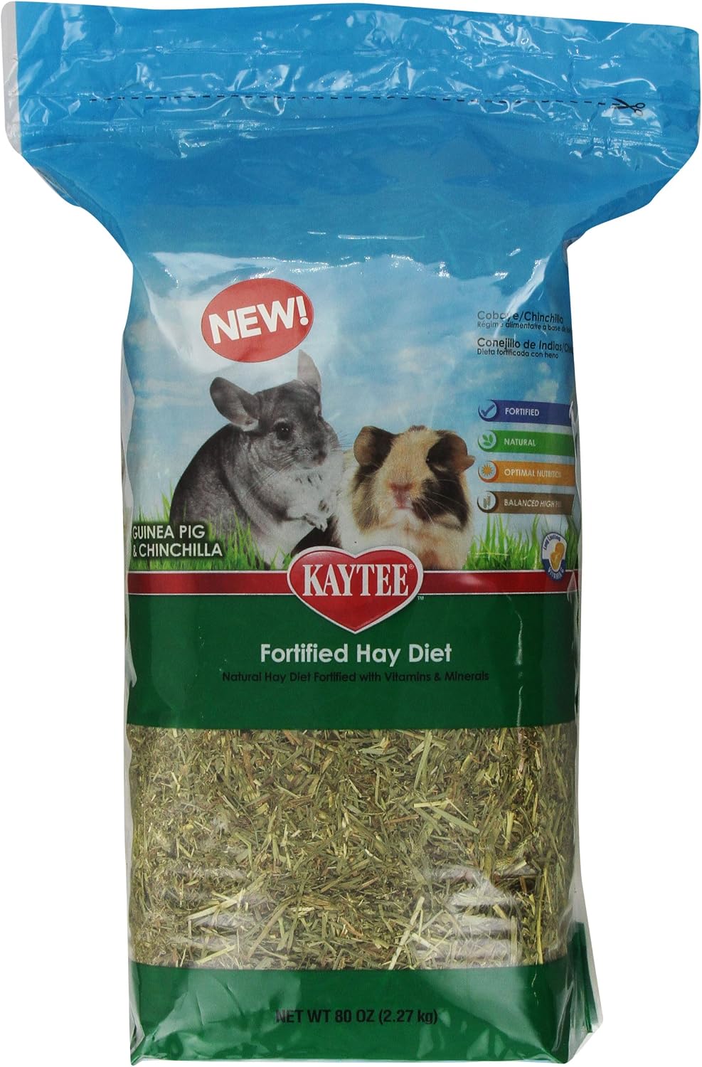 Kaytee Vitamin Hay Diet Guinea Pig, 5-Pound
