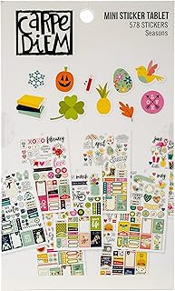 Simple Stories Carpe Diem Planner Essentials Seasons Mini Sticker Tablet
