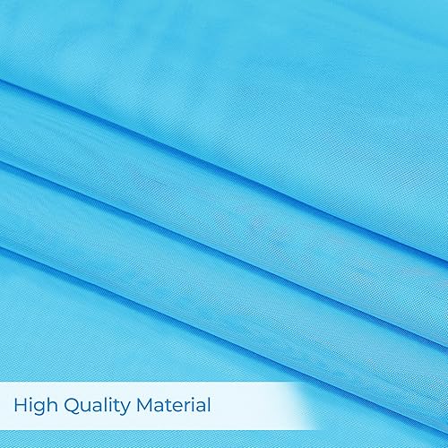 Miniatura 3 de Utopia Bedding Juego de 2 paneles de cortinas traslúcidas color aguamarina con bolsillo para barra 54 pulgadas de ancho x 63 pulgadas de largo