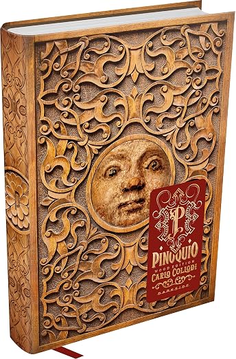 Capa do livro Pinóquio em edição ilustrada