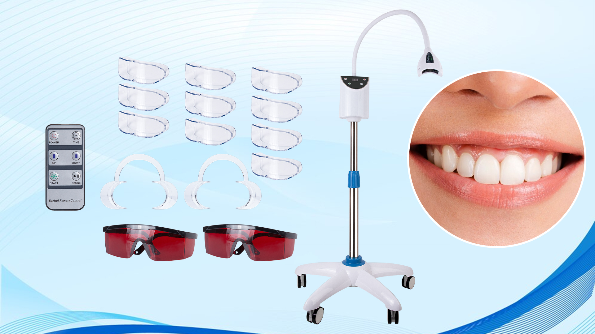 Amazon.com: HEALTHIBLE Teeth Whitening Lamp - Professional Teeth