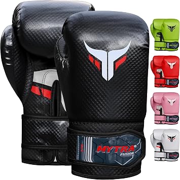 Mytra Fusion Boxing Gloves for Men, Women & Junior Training, Punching Bag, Sparring, Kickboxing, Fighting, Muay Thai, Bag Gloves