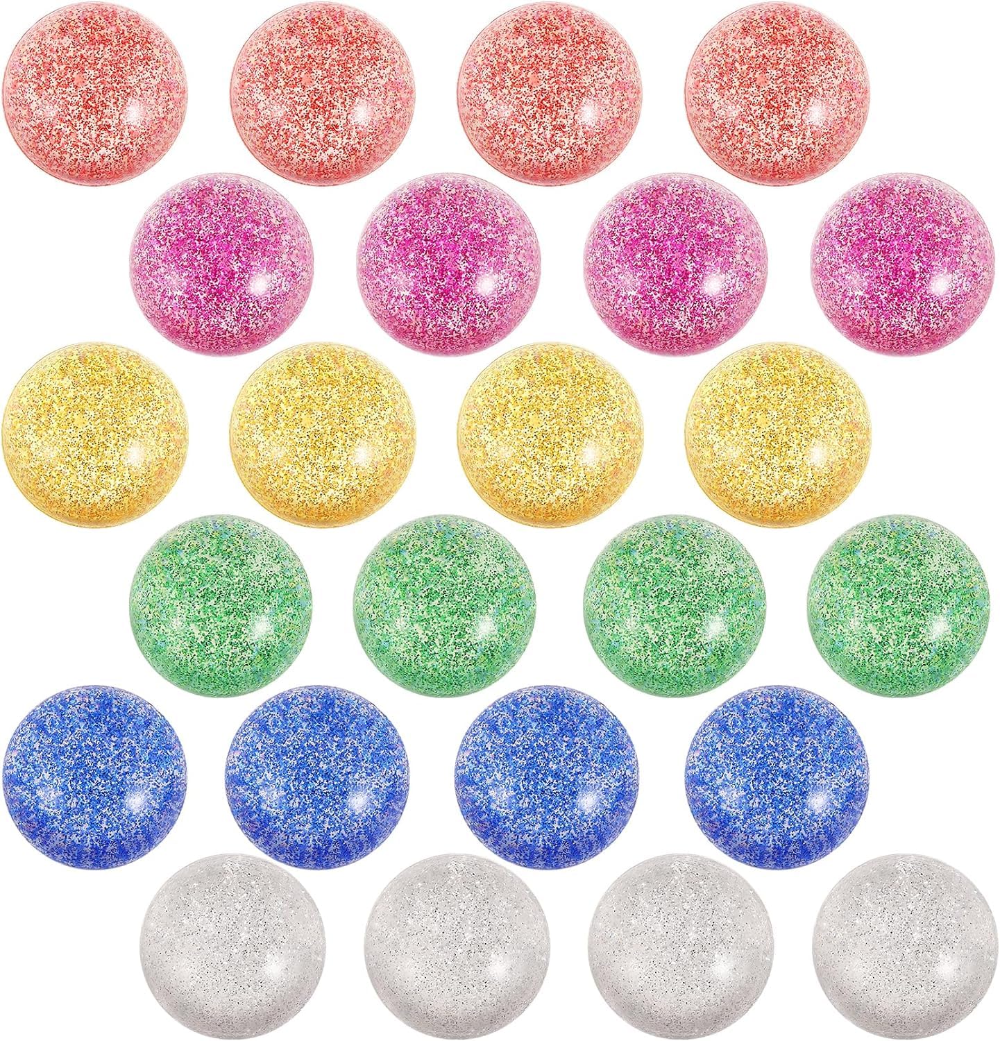 30 Flummis Pianeti Per Bambini, Palline Rimbalzanti In Gomma, 32 Mm, Regalo Feste E Sacchetti Festa A Tema Spaziale