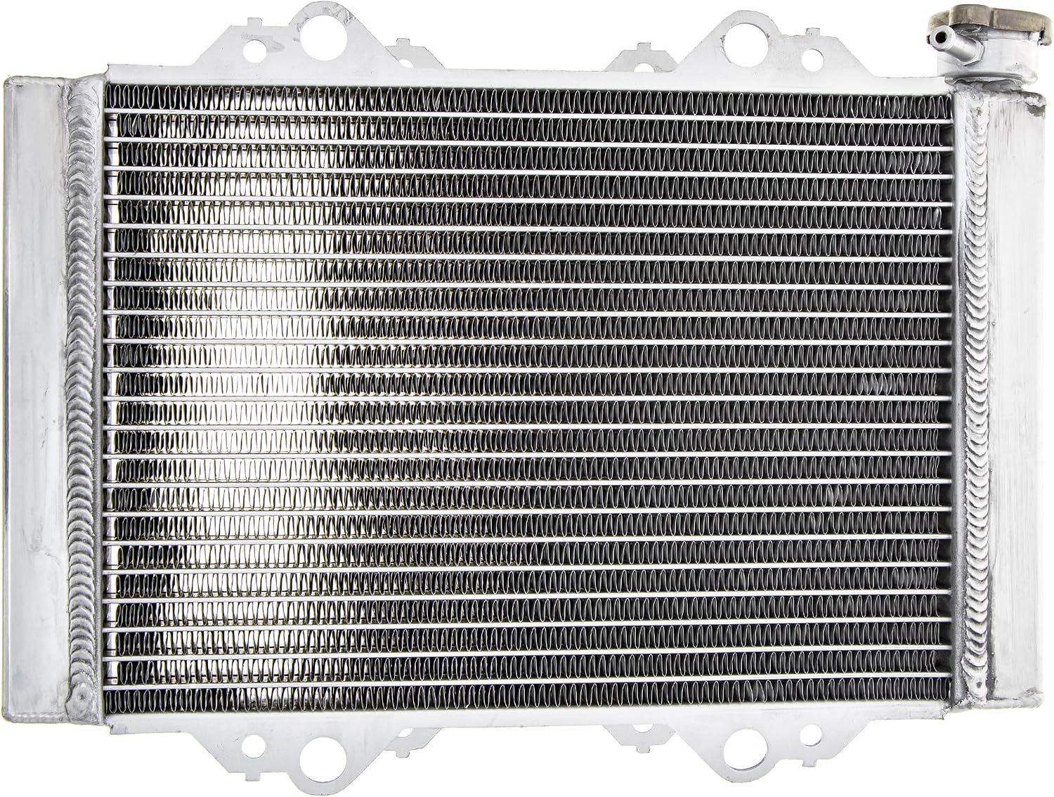 NICHE Radiator for Kawasaki KFX450R 39061-0125 1 Row with Cap