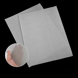 LABLPSAI 20 Mesh Wire Mesh 304 Stainless Steel Woven Wire Mesh, Stainless Mesh Screen, Air Vent Mesh 16X12 inches, for Cage, Filter Mesh, Never Rust, Hard and Heat Resisting, 2pcs