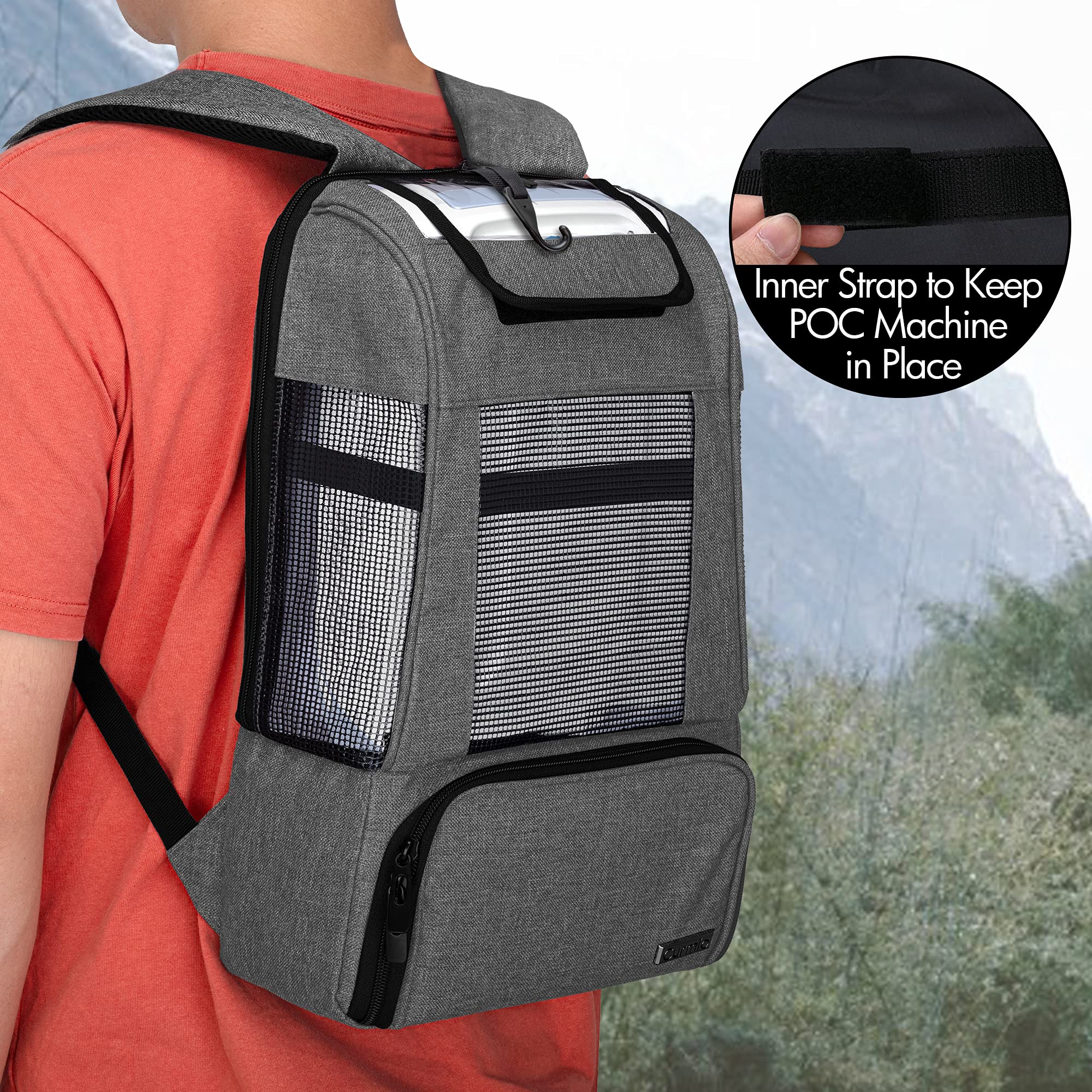 Buy CURMIO Portable Oxygen Concentrators Backpack, Universal POC Travel