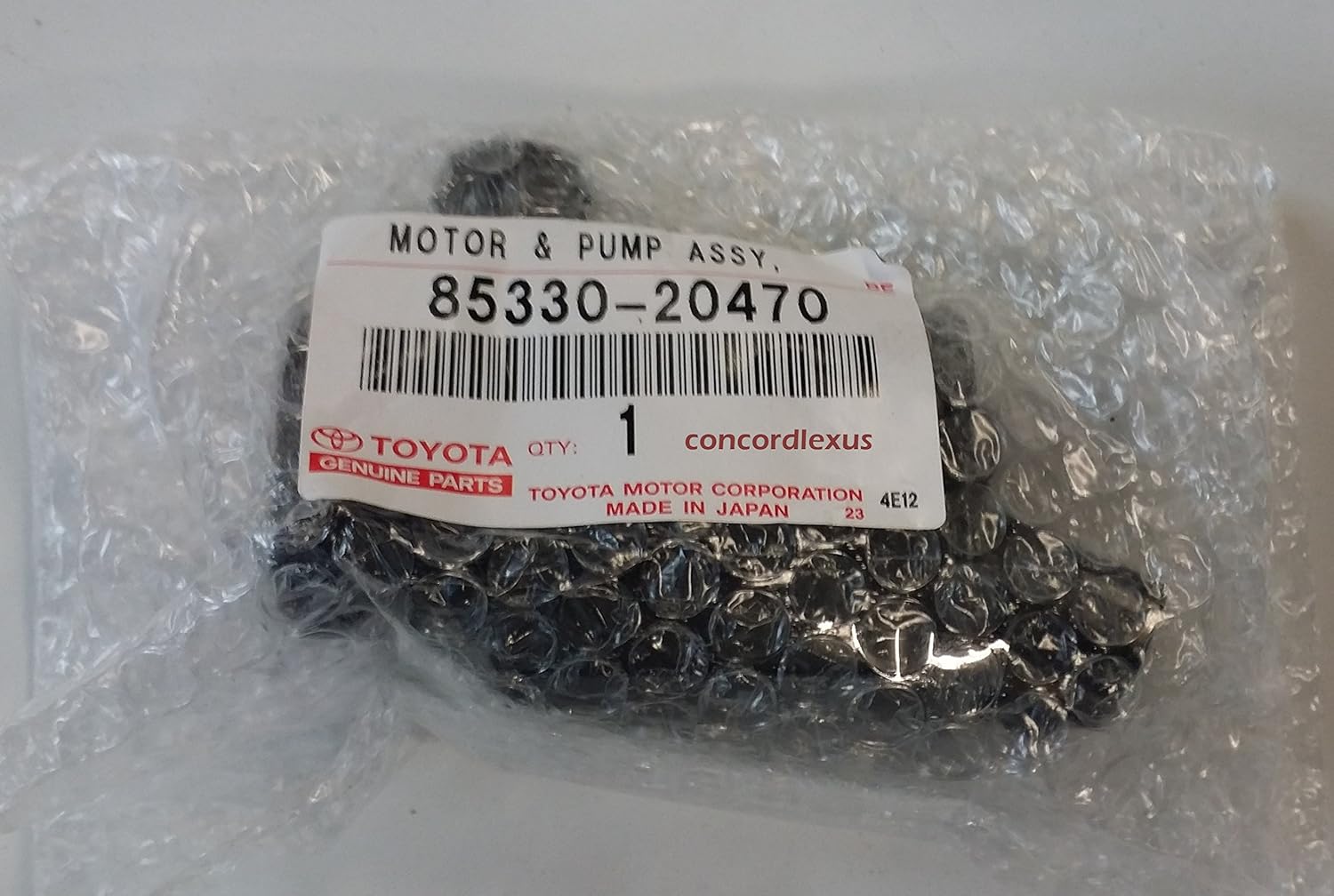 Genuine Toyota Parts - Motor & Pump Assy, F (85330-20470)