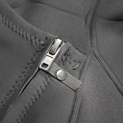 Miniatura 4 de Trajes de neopreno para hombres y mujeres, traje húmedo con cremallera en el pecho para agua fría, guante de cuerpo completo de 0.036 pulgadas para