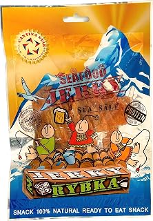 CANTINA STAR | Fish Jerky (Dried Fish) | Rybka Spicy | 2.8 oz - All Natural & Wild Caught