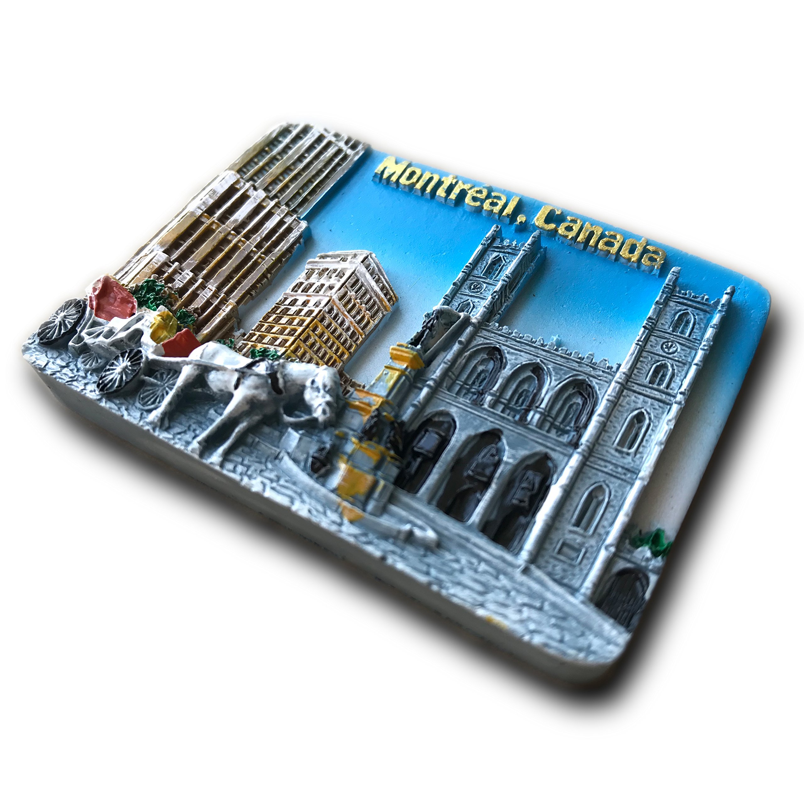 Magnete Da Frigorifero 3D Montreal Canada – Souvenir Turistico In Resina, 7x5 Cm, Regalo Promozionale E Decorazione Casa