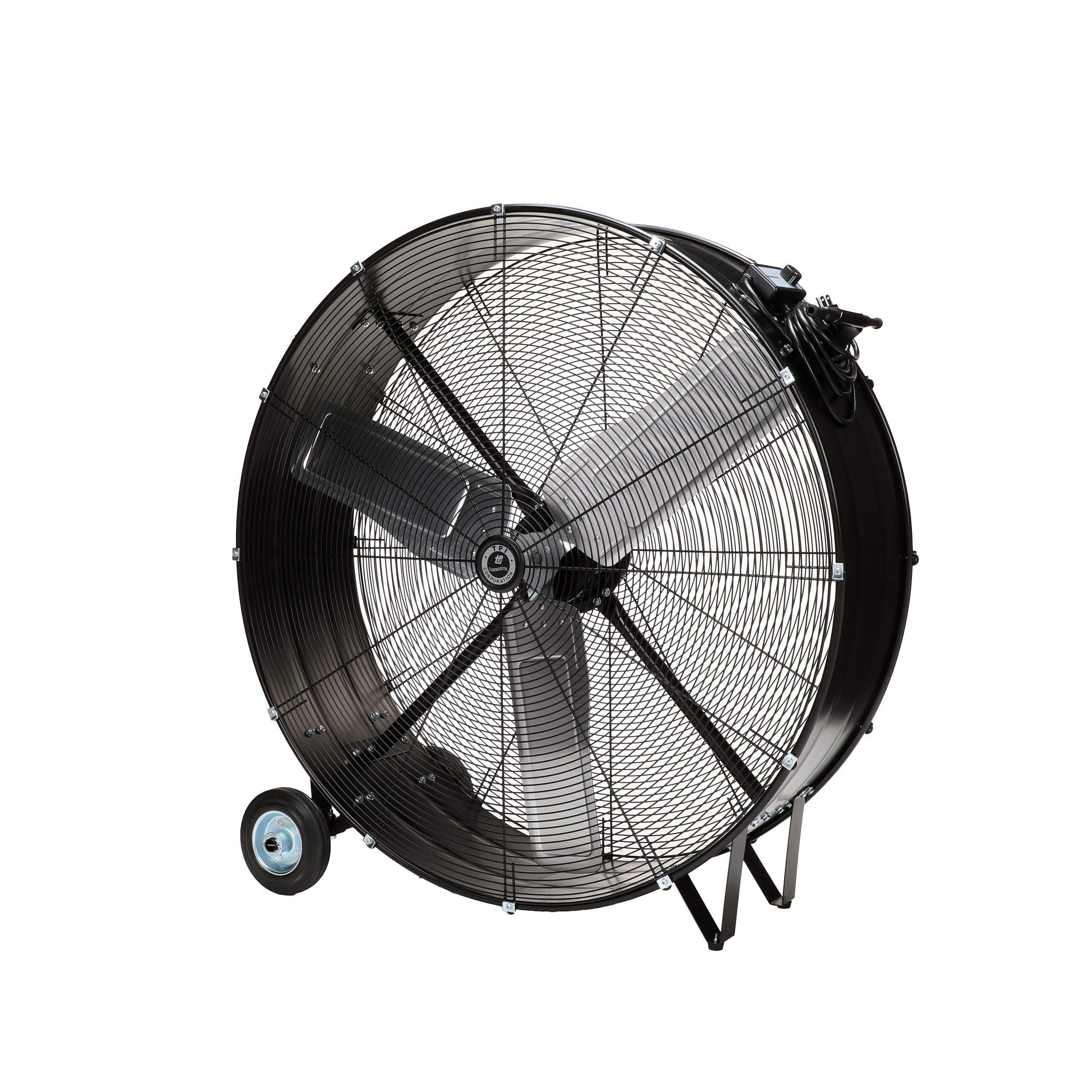 TPI CPB36D 36-inch high-velocity portable drum fan with wheels