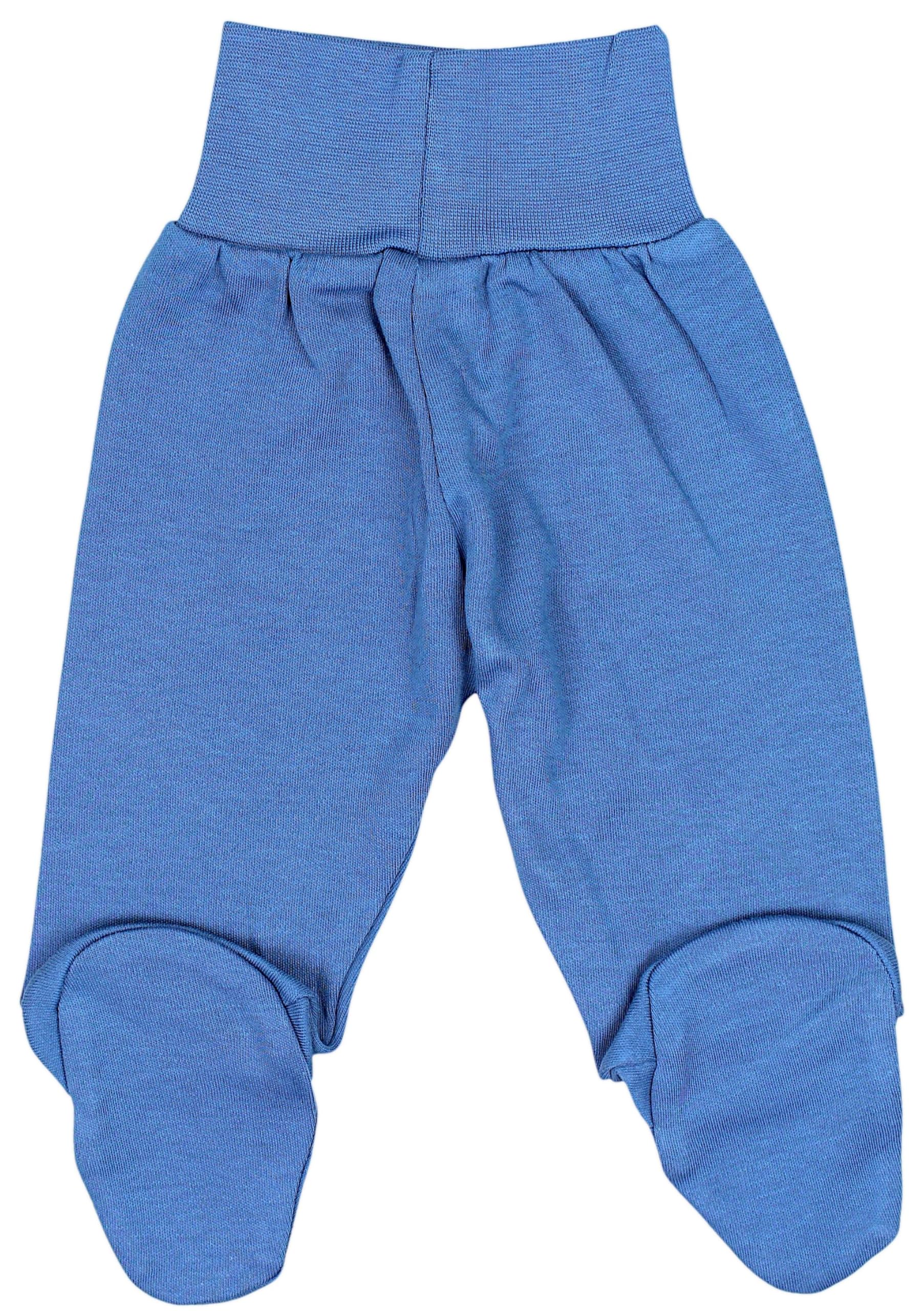 TupTam Pantaloni Cotone Bambino con Piedi 3 Pezzi – Pantaloni Tuta Bambino Morbidi in Vita Elastica