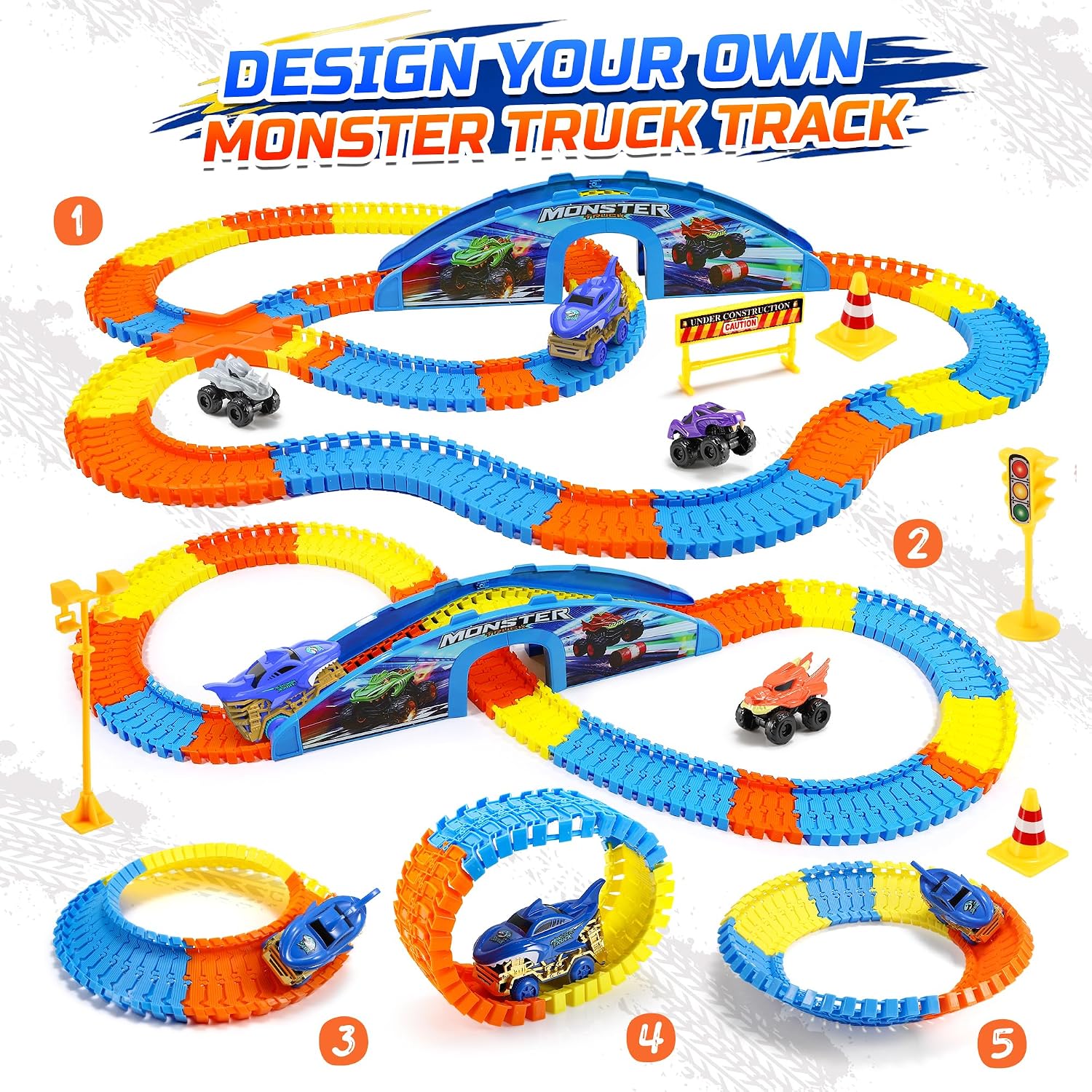 Monster Truck Track Toys for Boys 4-7 Year Old Boy Gift thumbnail